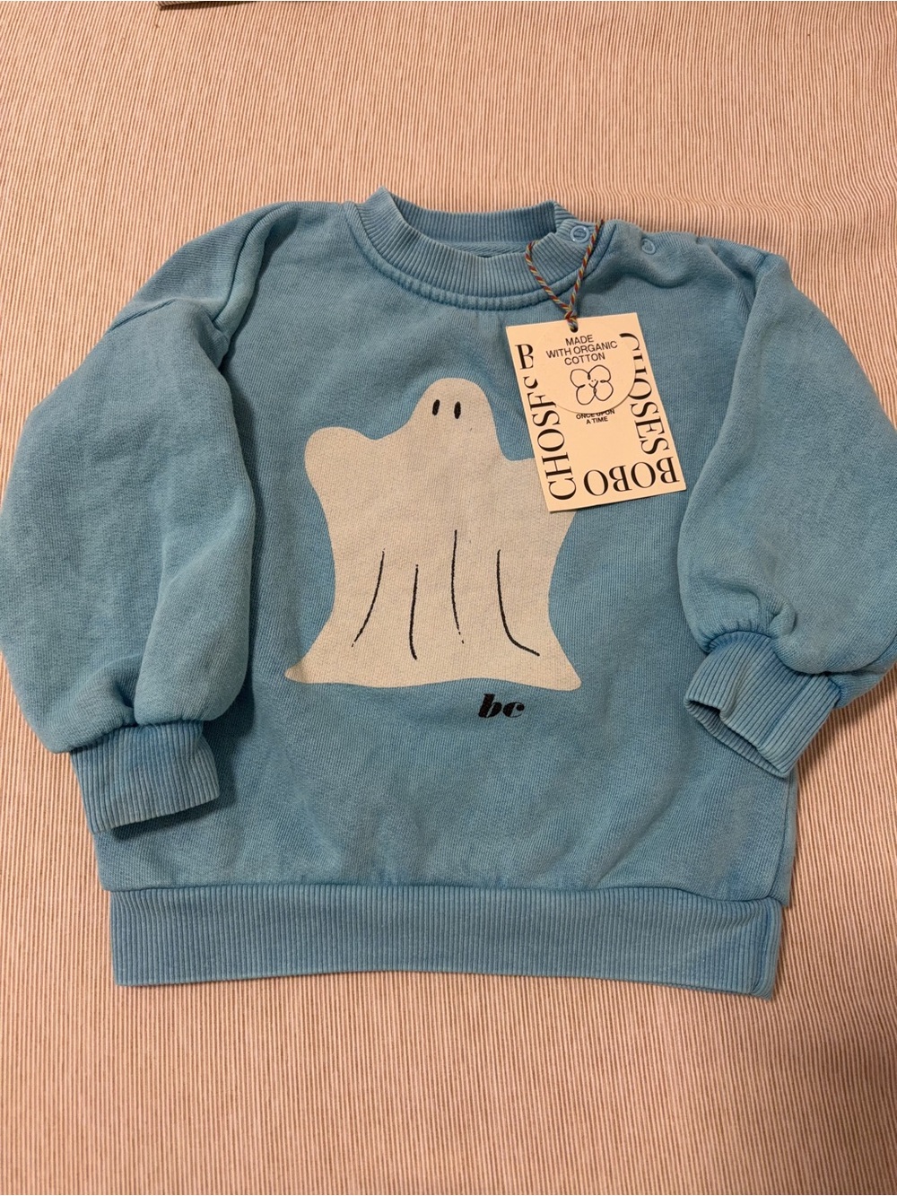 Bobo Choses Light Blue Print Sweatshirt